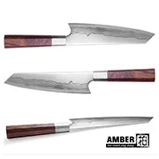 Professional Kitchen Vegetable and Fruit Cutting Knife Set Chef Knife Japanese Santoku Meat Cleaver Knife with Pakkawood Handle