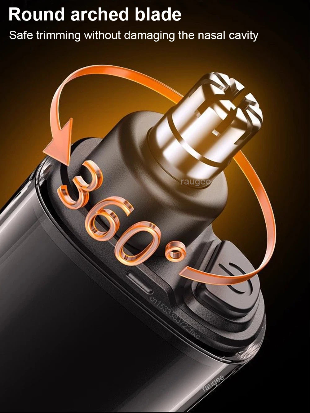 Nose Hair Trimmer Clipper for Men USB Rechargeable Professional Painless Portable Electric Eyebrow Ear Nose Hair Clipper Machine