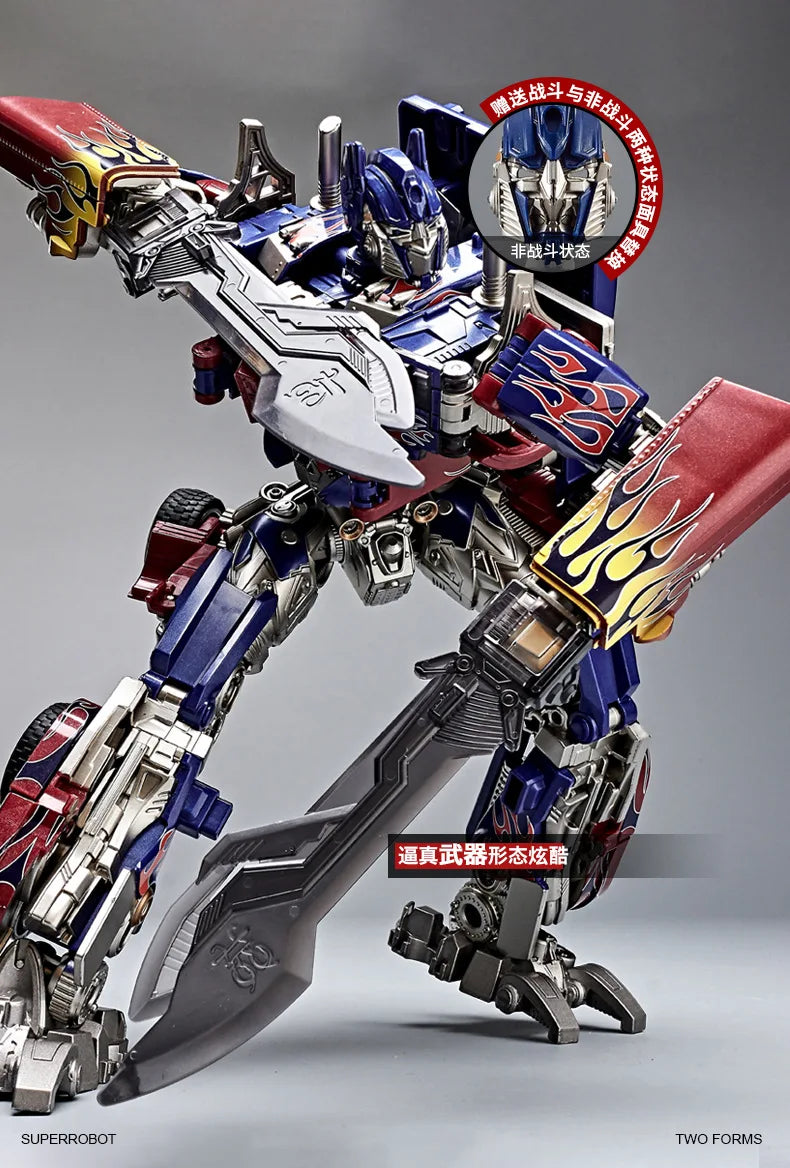 30CM Transformation Robot Toys Commander Optimus Alloy Robot Jetfire Autobots Figuras Model Kids Gift