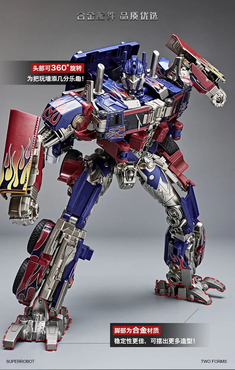30CM Transformation Robot Toys Commander Optimus Alloy Robot Jetfire Autobots Figuras Model Kids Gift