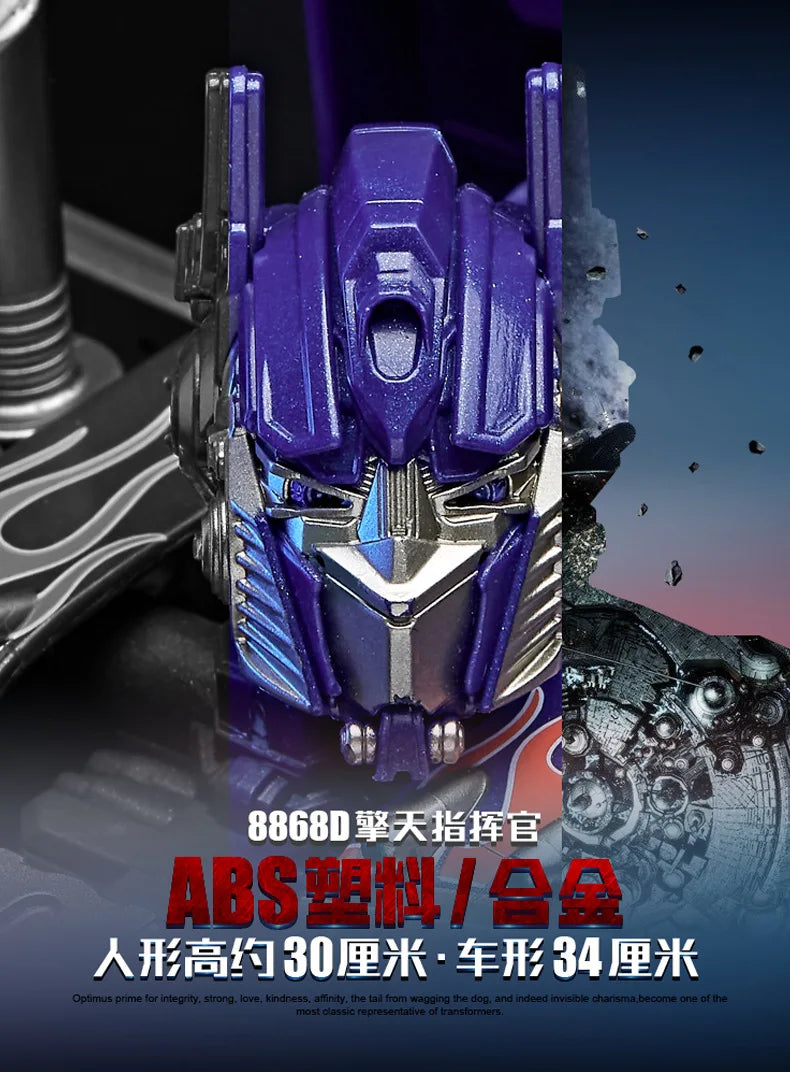 30CM Transformation Robot Toys Commander Optimus Alloy Robot Jetfire Autobots Figuras Model Kids Gift