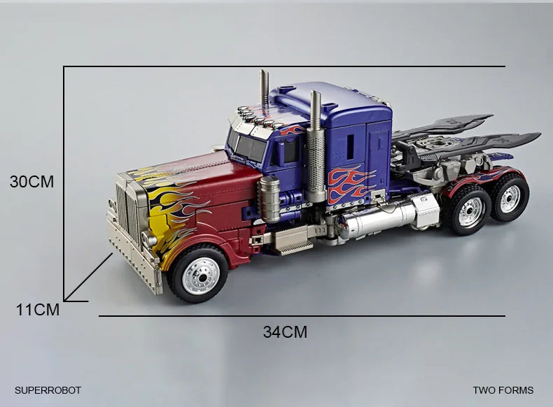 30CM Transformation Robot Toys Commander Optimus Alloy Robot Jetfire Autobots Figuras Model Kids Gift