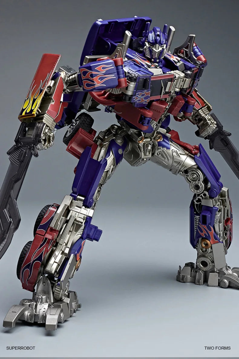 30CM Transformation Robot Toys Commander Optimus Alloy Robot Jetfire Autobots Figuras Model Kids Gift