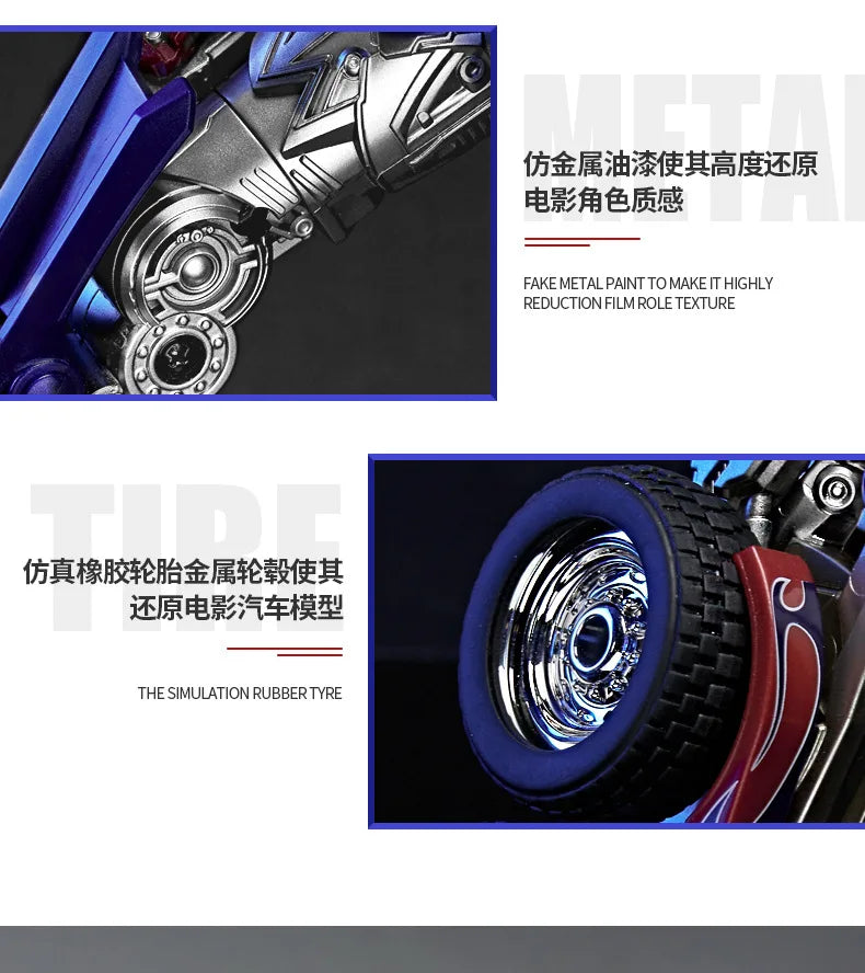 30CM Transformation Robot Toys Commander Optimus Alloy Robot Jetfire Autobots Figuras Model Kids Gift