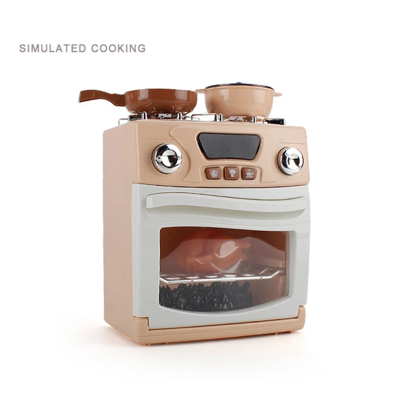 Children's Pretend Play Toys Simulation Electric Kitchen Microwave Oven Toys Educational Gift Girls Toy Kitchen Accessories Girl