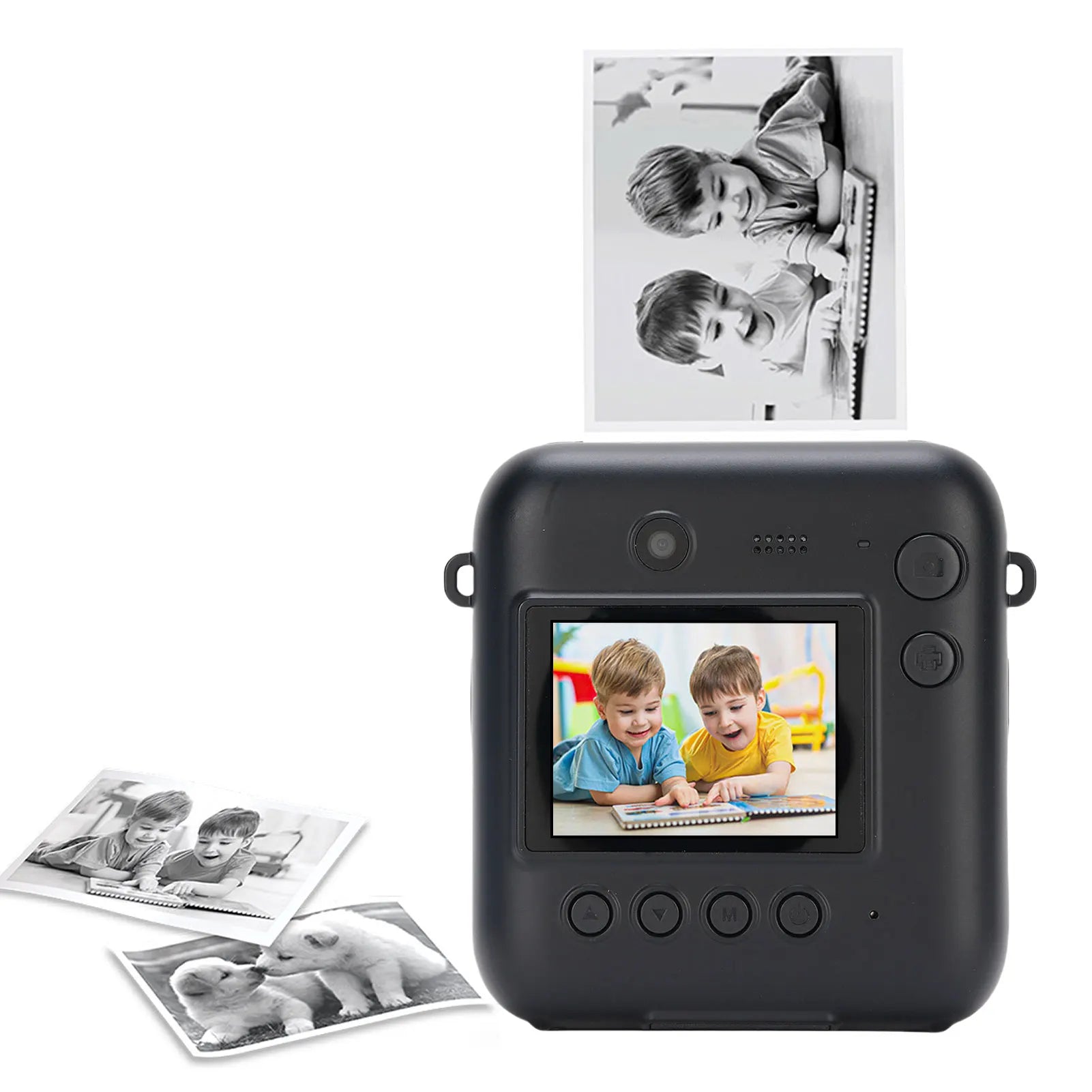 Kids Instant Print Camera 48MP Dual Lens Student Digital Cameras for Selfie Photography 1080P Kids Instant Print Camera