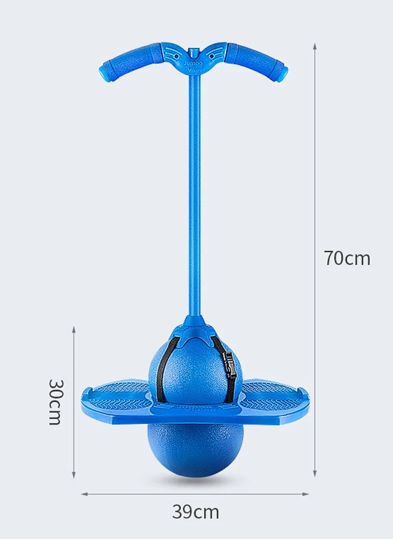 Outdoor Toys Bouncing Ball With Handle Pump Balance Platform Bouncy Jump Pogo Ball For Kids Playground Sports Competition Toy