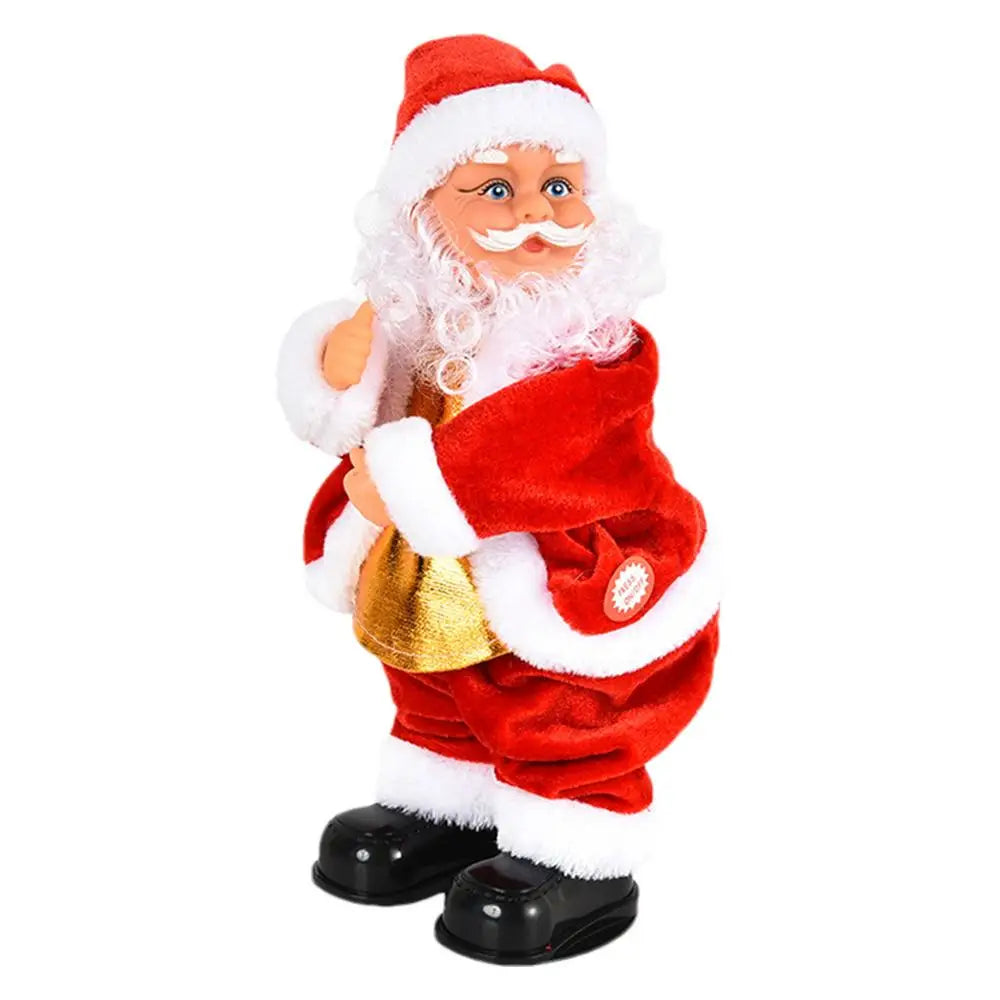 Santa Claus Doll Twerking Santa Soft Santa Claus Figurines Animated Dolls Dancing Santa Claus Interactive Kids For Christmas