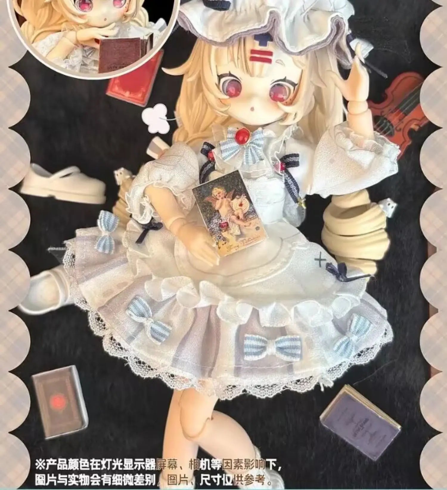 1/8 Mjd Blind Box Onemore Movable Eight-Point Doll Toy Dessert Party Figurine Desktop Ornament Exquisite Collectible Gift