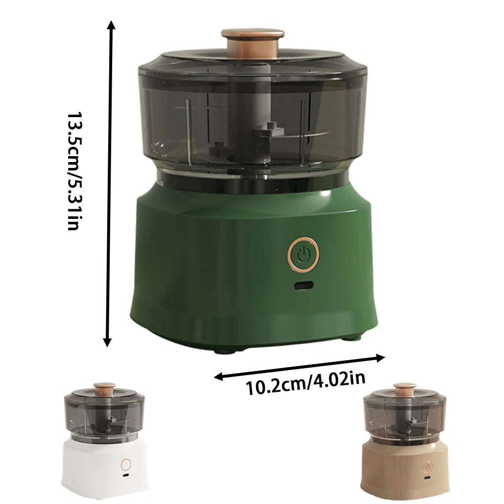 Kitchen Multi-function Ccooking Machine Wireless Electric Meat grinder Household Garlic Pounder Baby Food Maker Garlic Stirrer