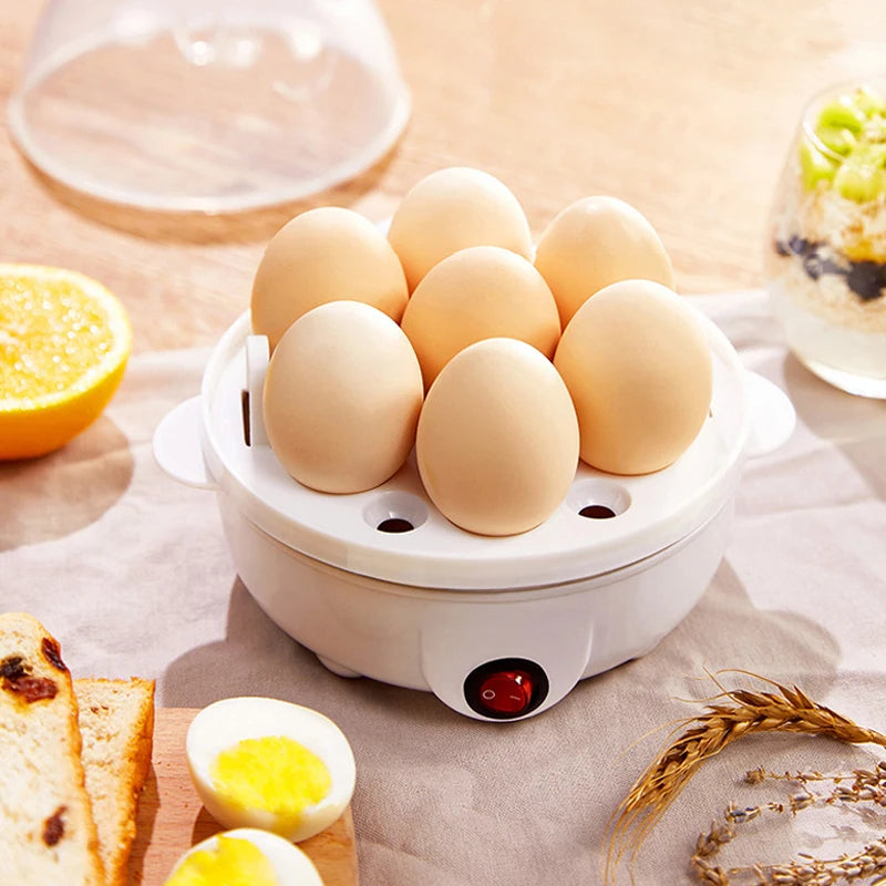 Electric Egg Cooker Steamer Boiler for 14 Eggs Two Layer Soft Medium Hard Boiled Egg Maker with Auto Shut Off Kitchen Appliance