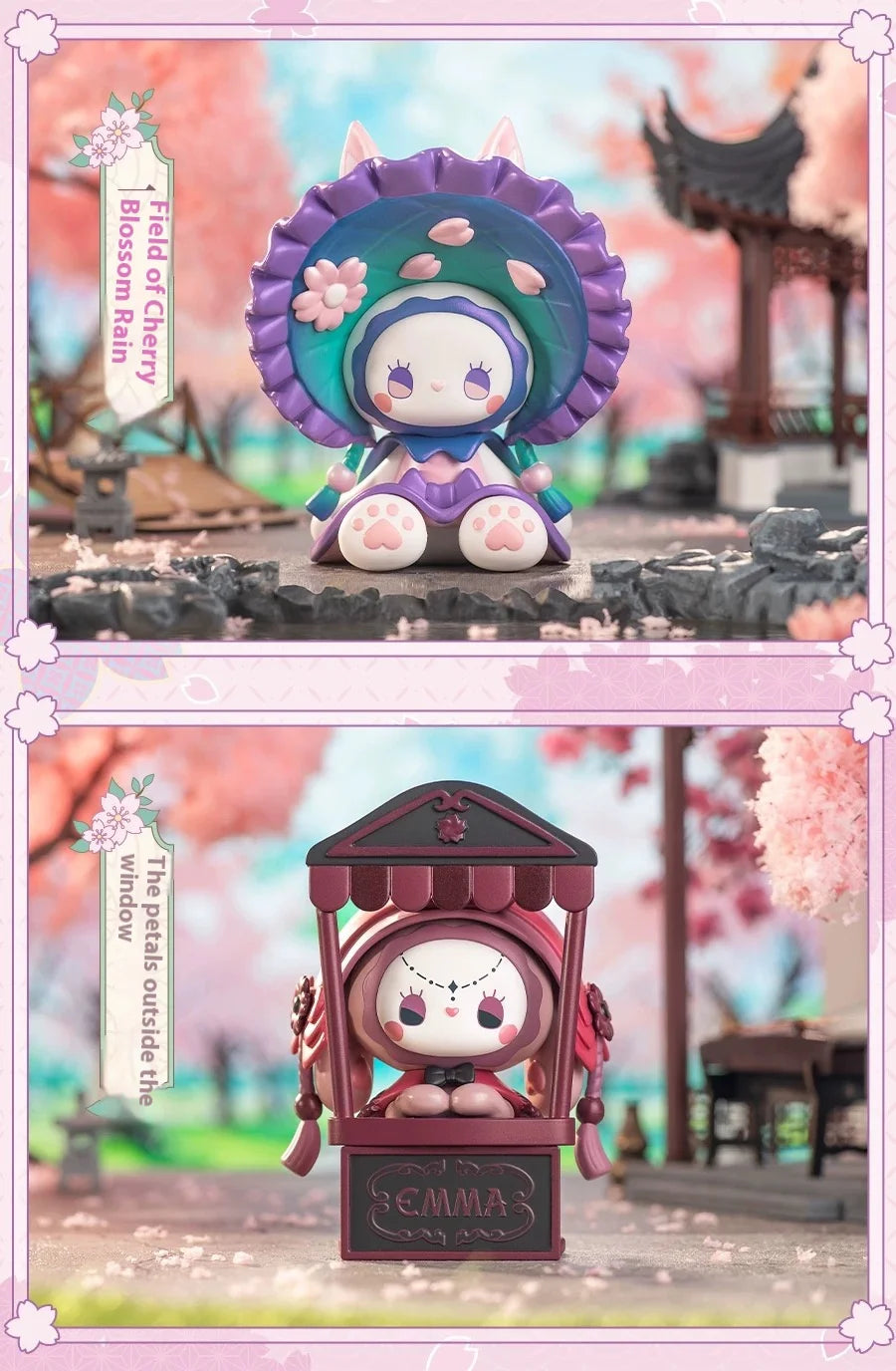 Emma Secret Forest Evening Cherry Blossoms Blind Box Girl Birthday Gift Creative Desktop Ornament Doll Collection Mysterious Box
