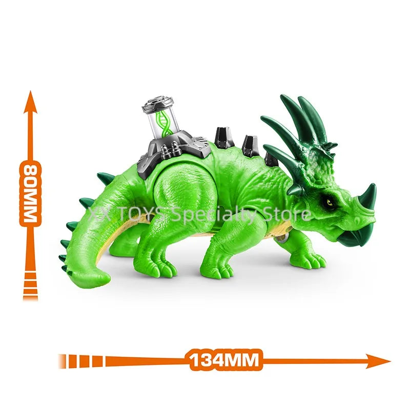 ZURU Robo Alive Dino DNA Series Dinosaur Playset Tyrannosaurus Rex Ceratopsian Velociraptor Boys Treasure Hunt Surprise Toys