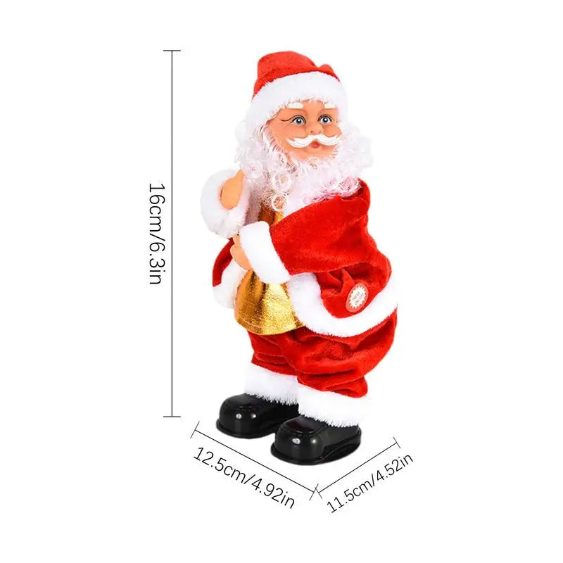 Santa Claus Doll Twerking Santa Soft Santa Claus Figurines Animated Dolls Dancing Santa Claus Interactive Kids For Christmas