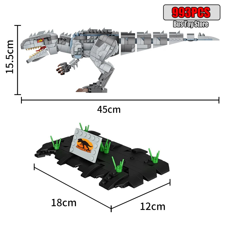 939pcs T-Rex Dinosaur Building Blocks Sets Craft Toys Triceratops Tyrannosaurus Rex Dinosaur Toys for Kids Boys Christmas Gifts