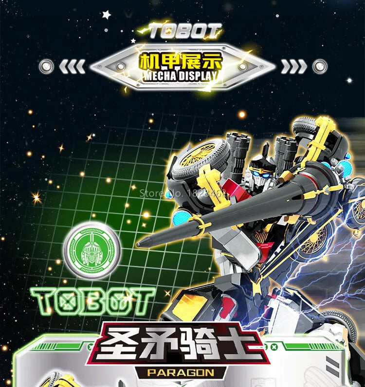 New Tobot GD Paragon Transforming Robot to Vehicle Toy Korea Cartoon Brothers Anime Tobot Transformation Car Arcbolt Toys