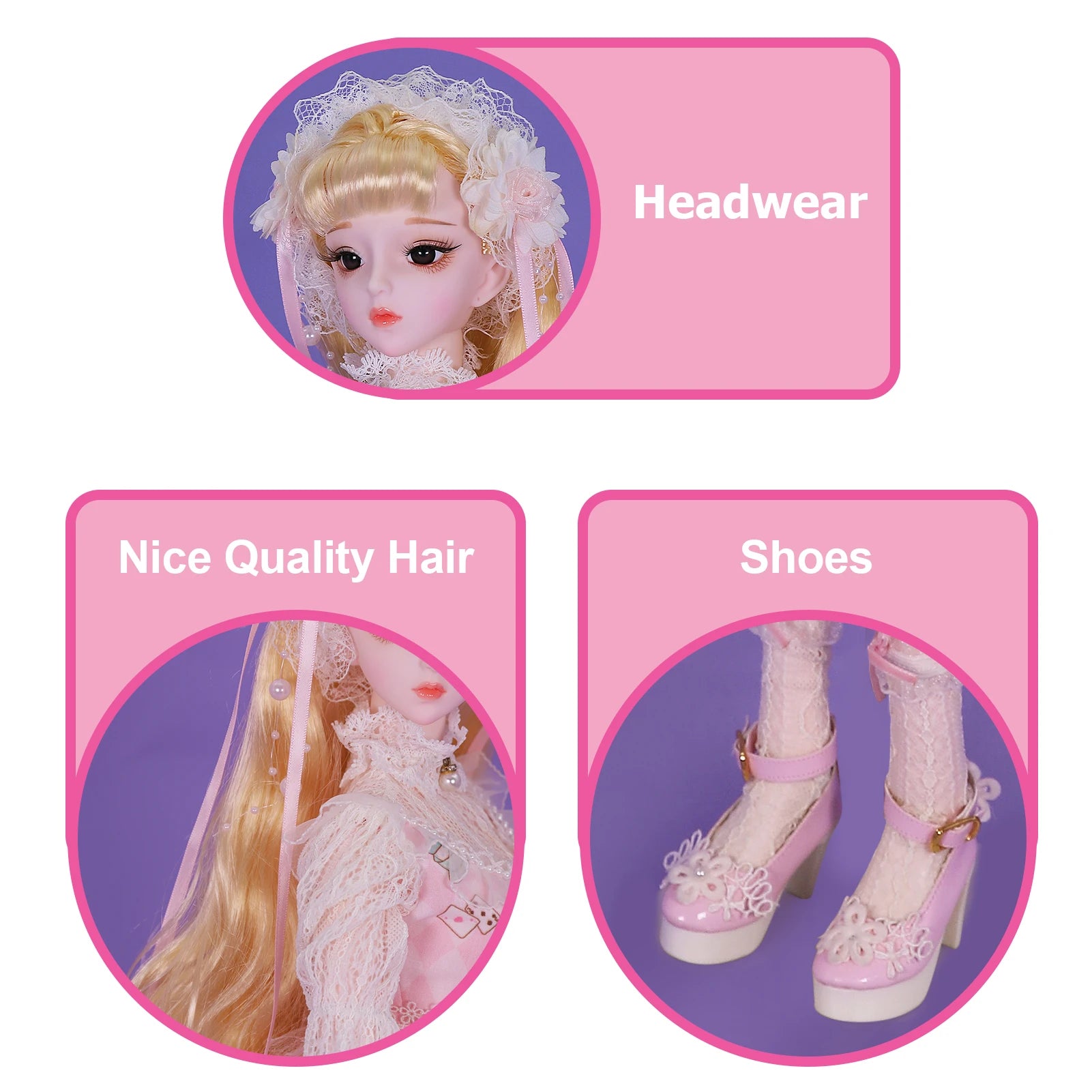 Dream Fairy 1/3 DBS Doll 62cm Mechanical Joint Special Dolls High Quality BJD SD