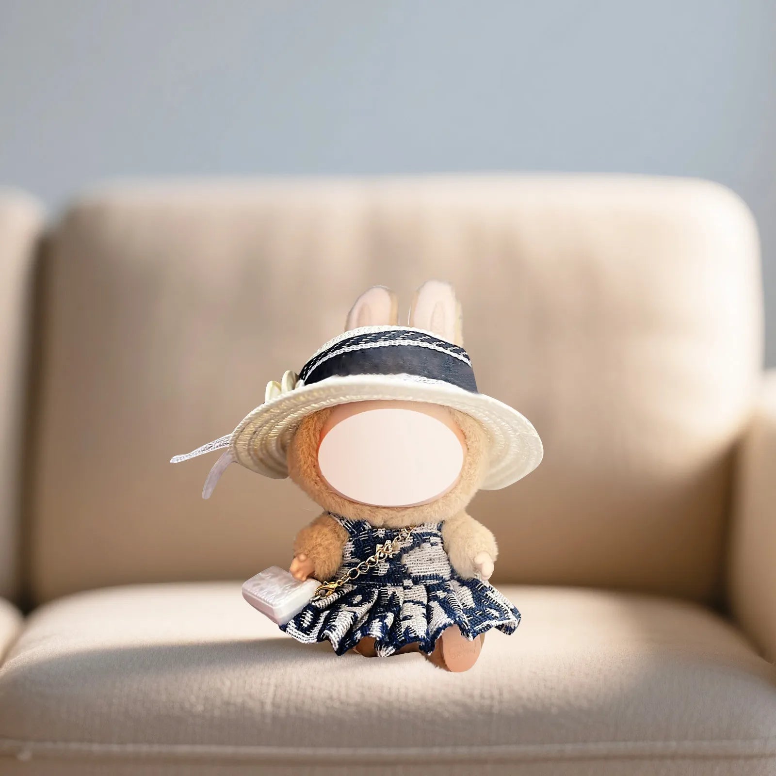 Cute Cartoon Doll Clothes Outfit Set Fashion Headdress Clothes Exquisite Doll Clothes Accessories Unique Clothes DIY Accessories