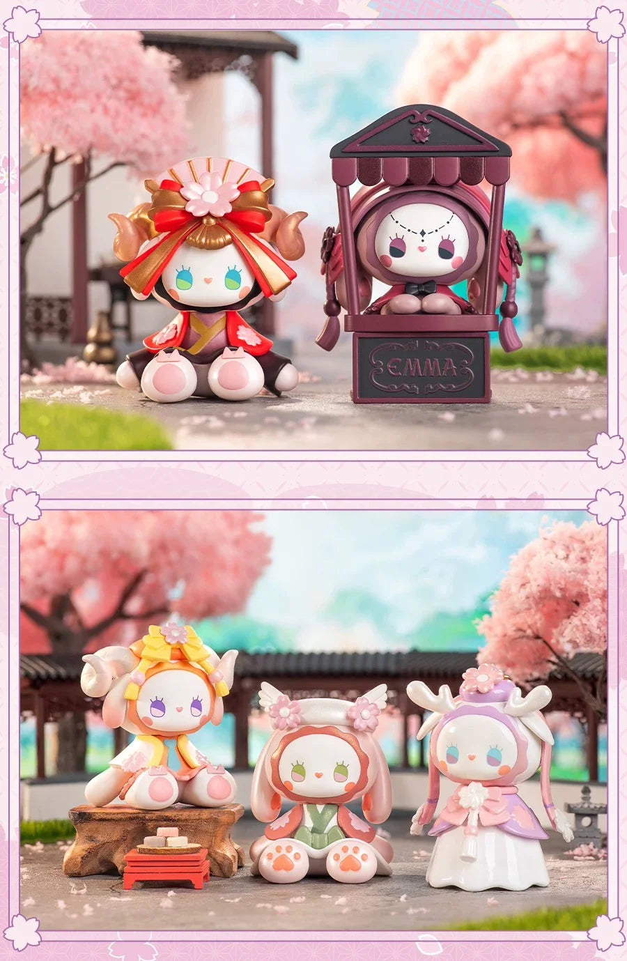 Emma Secret Forest Evening Cherry Blossoms Blind Box Girl Birthday Gift Creative Desktop Ornament Doll Collection Mysterious Box