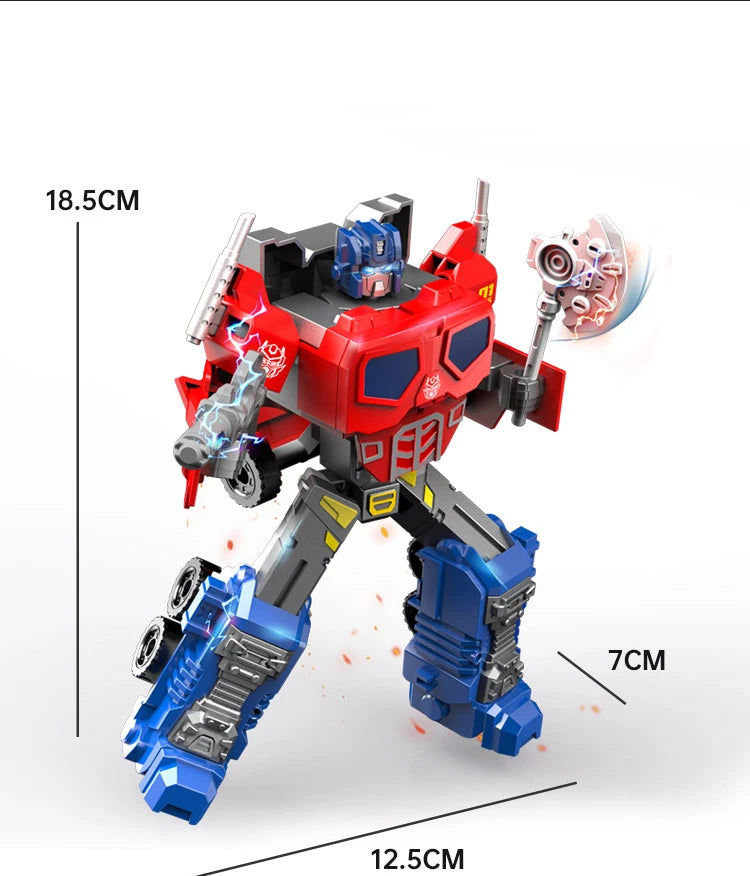 New Transformation Robot Toys Creative Inertia Truck Model Transformation Warrior Model Toys Children's Boys Birthday Gift Toys