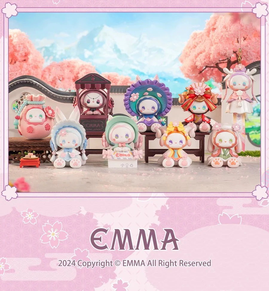 Emma Secret Forest Evening Cherry Blossoms Blind Box Girl Birthday Gift Creative Desktop Ornament Doll Collection Mysterious Box