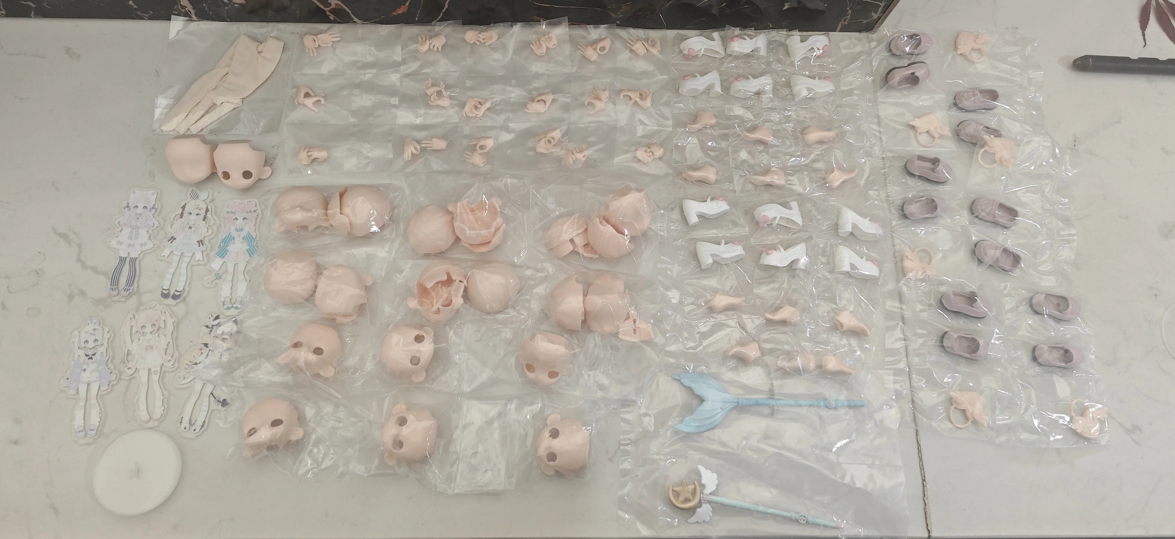 1/8 Mjd Blind Box Onemore Movable Eight-Point Doll Toy Dessert Party Figurine Desktop Ornament Exquisite Collectible Gift