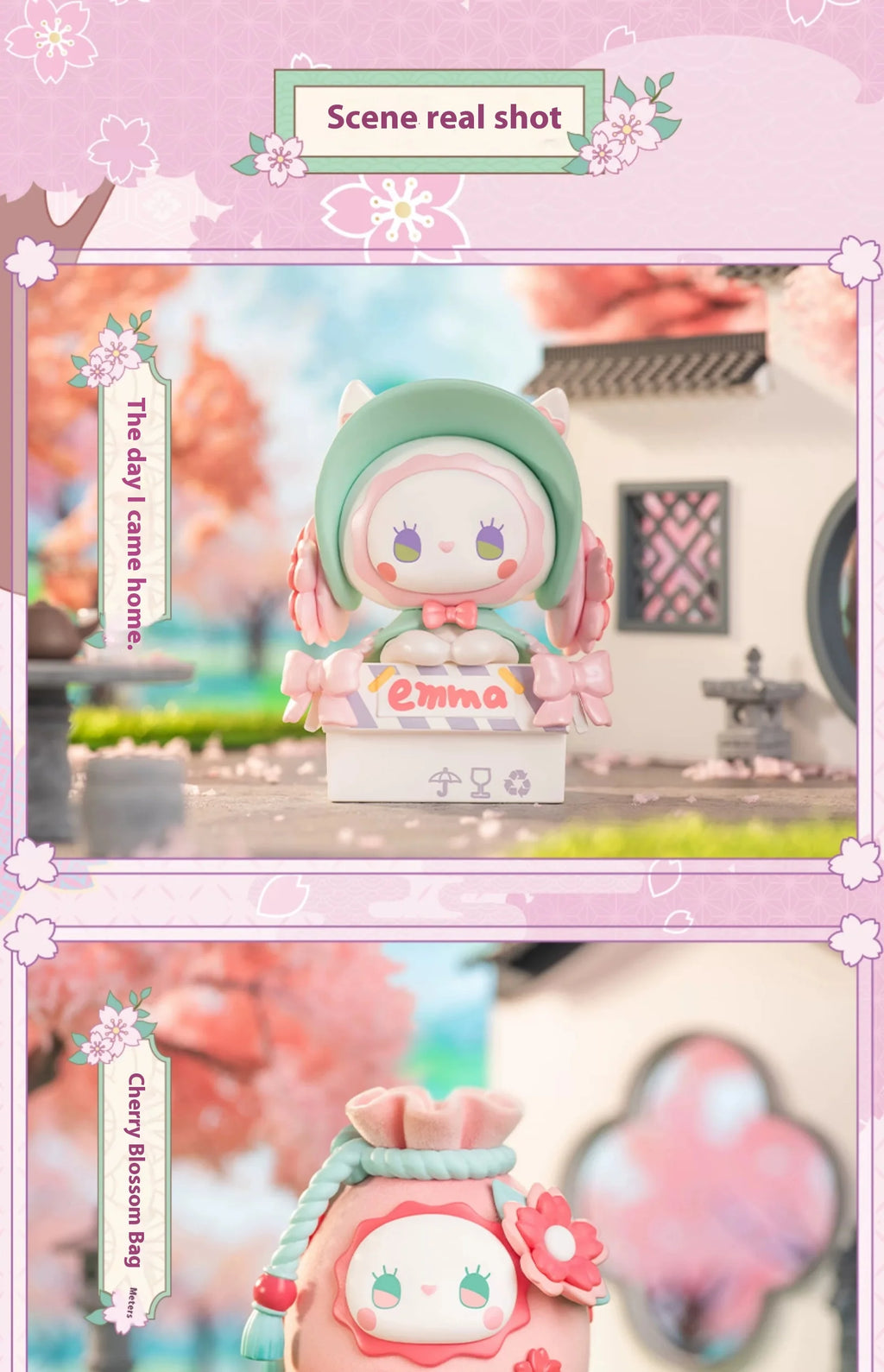 Emma Secret Forest Evening Cherry Blossoms Blind Box Girl Birthday Gift Creative Desktop Ornament Doll Collection Mysterious Box