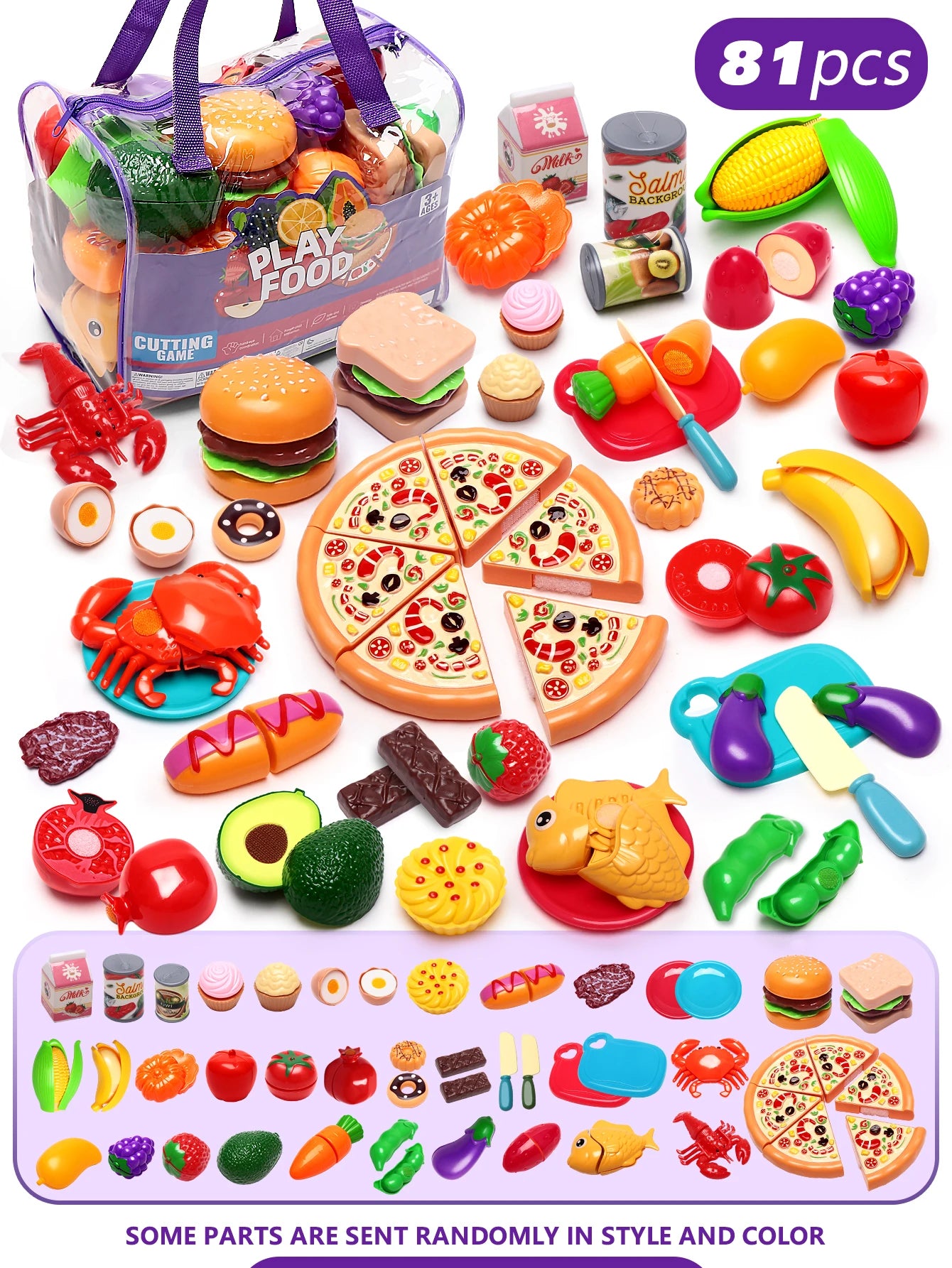 Kitchen Cute Fun Play Home Toys Simulation Fruit Kitchenware Vegetable Pizza