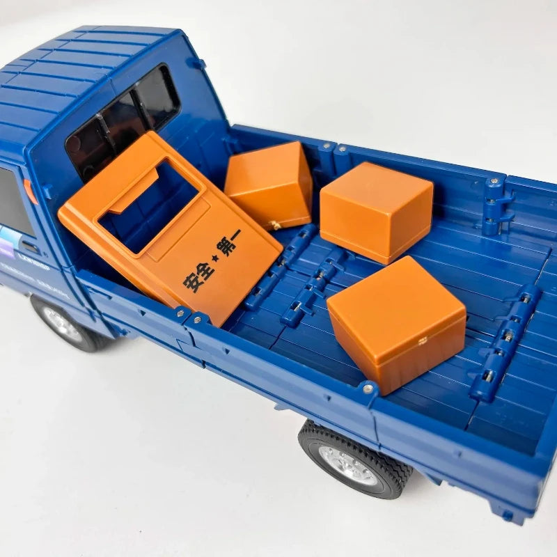In Stock Transformed Toys Lijiang Wuling Automobile Robot Alloy Entrepreneurship Artifact Micro-Card Truck Model