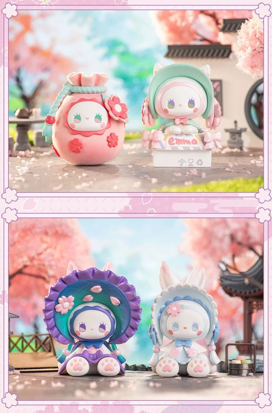 Emma Secret Forest Evening Cherry Blossoms Blind Box Girl Birthday Gift Creative Desktop Ornament Doll Collection Mysterious Box