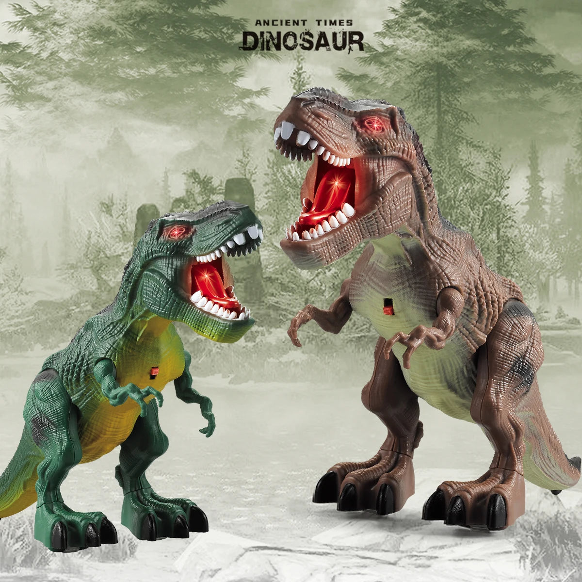 Remote Control Dinosaur Toys, Simulated Tyrannosaurus Rex Dino World Game Electric Dinosaur Model Electronic Walking Robot gifts
