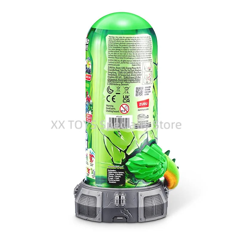 ZURU Robo Alive Dino DNA Series Dinosaur Playset Tyrannosaurus Rex Ceratopsian Velociraptor Boys Treasure Hunt Surprise Toys