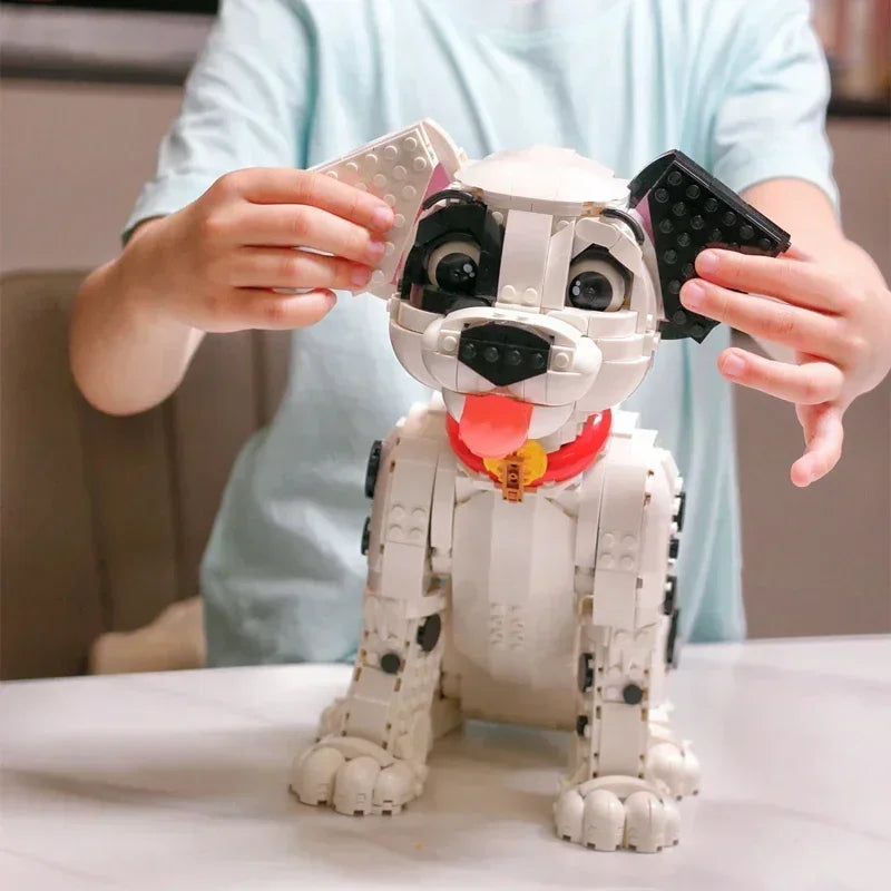 2025 NEW Cartoon 101 Puppy Model Building Block Brick Dog Diy Creative Assembly Educational Architecture Toys Gift 1722Pcs