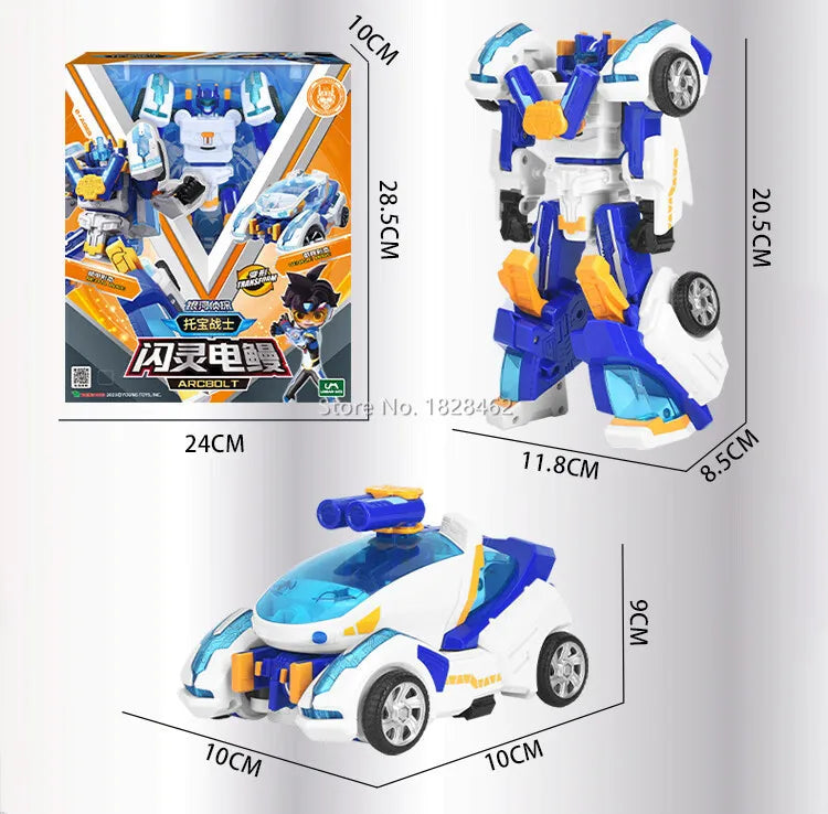 New Tobot GD Paragon Transforming Robot to Vehicle Toy Korea Cartoon Brothers Anime Tobot Transformation Car Arcbolt Toys