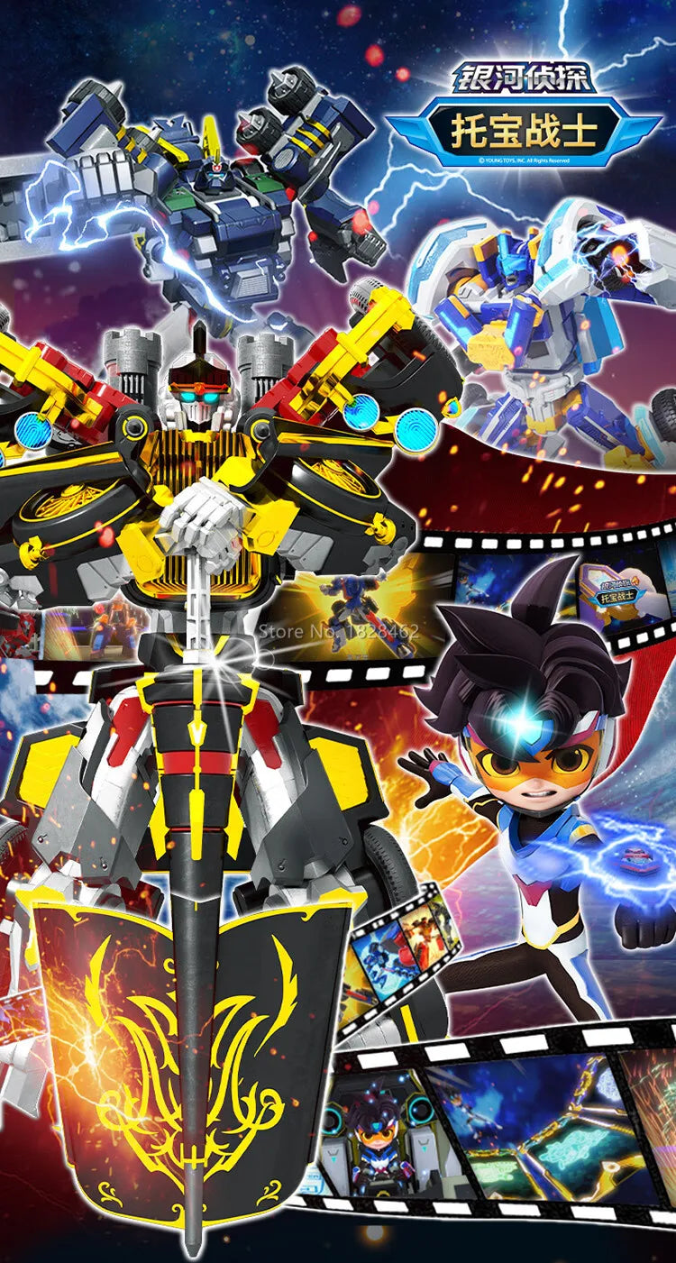 New Tobot GD Paragon Transforming Robot to Vehicle Toy Korea Cartoon Brothers Anime Tobot Transformation Car Arcbolt Toys
