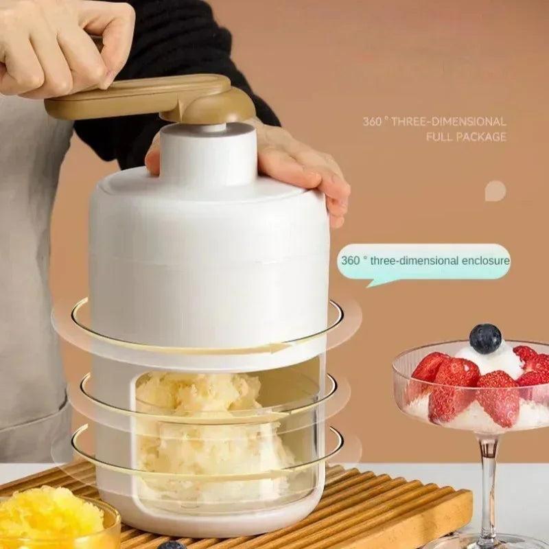 Diy Household Hand-Operated Shaved Ice Milk Shake Making Smoothie Machine Kitchen Hand Ice Breaker Mein Mein Ice Shaved Ice