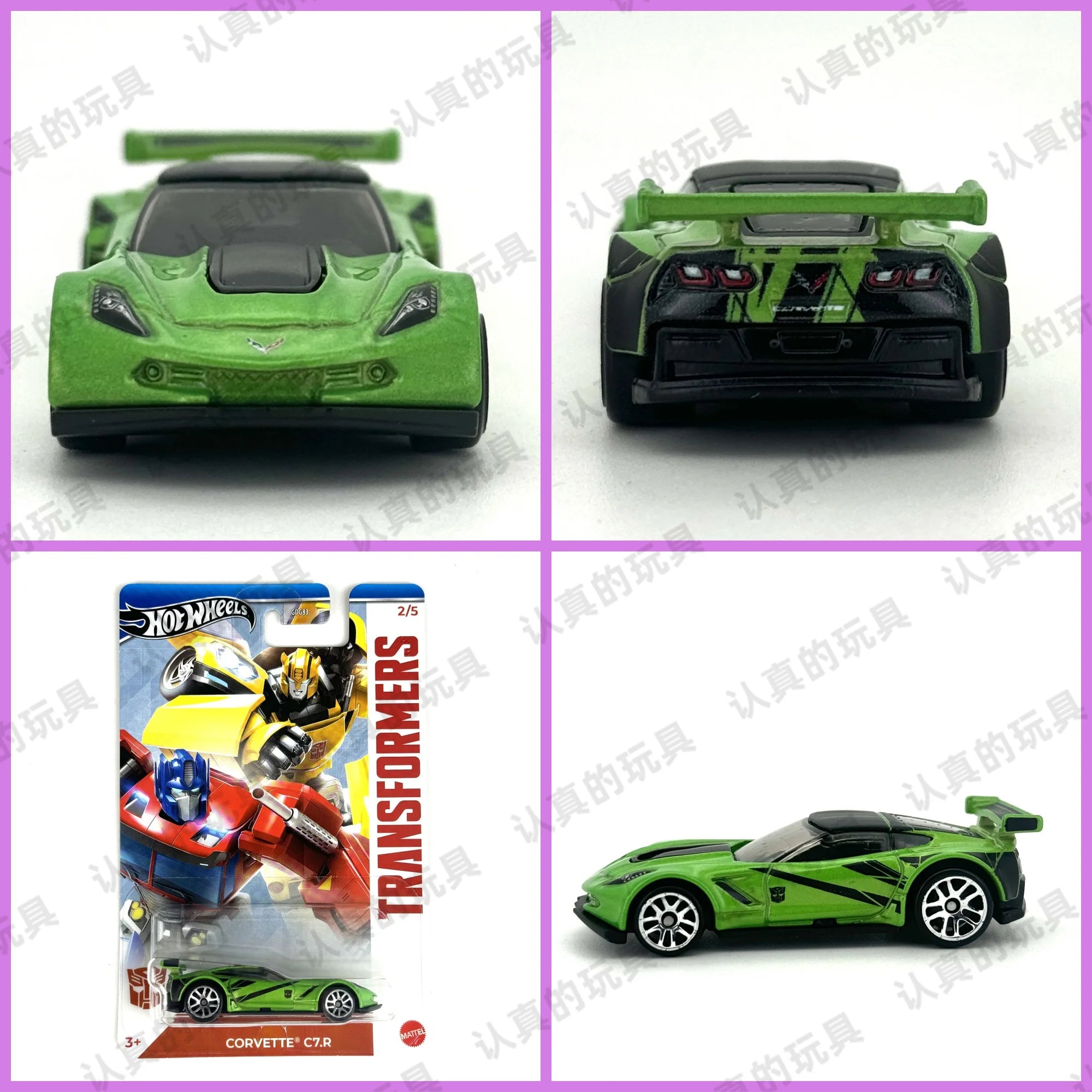 Hot Wheels Toy Car 1:64 Hotwheels Super Car Transformers FORD MUSTANG GT CORVETTE C7.R and More Toys for Boys