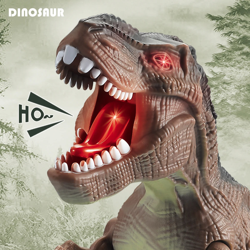 Remote Control Dinosaur Toys, Simulated Tyrannosaurus Rex Dino World Game Electric Dinosaur Model Electronic Walking Robot gifts
