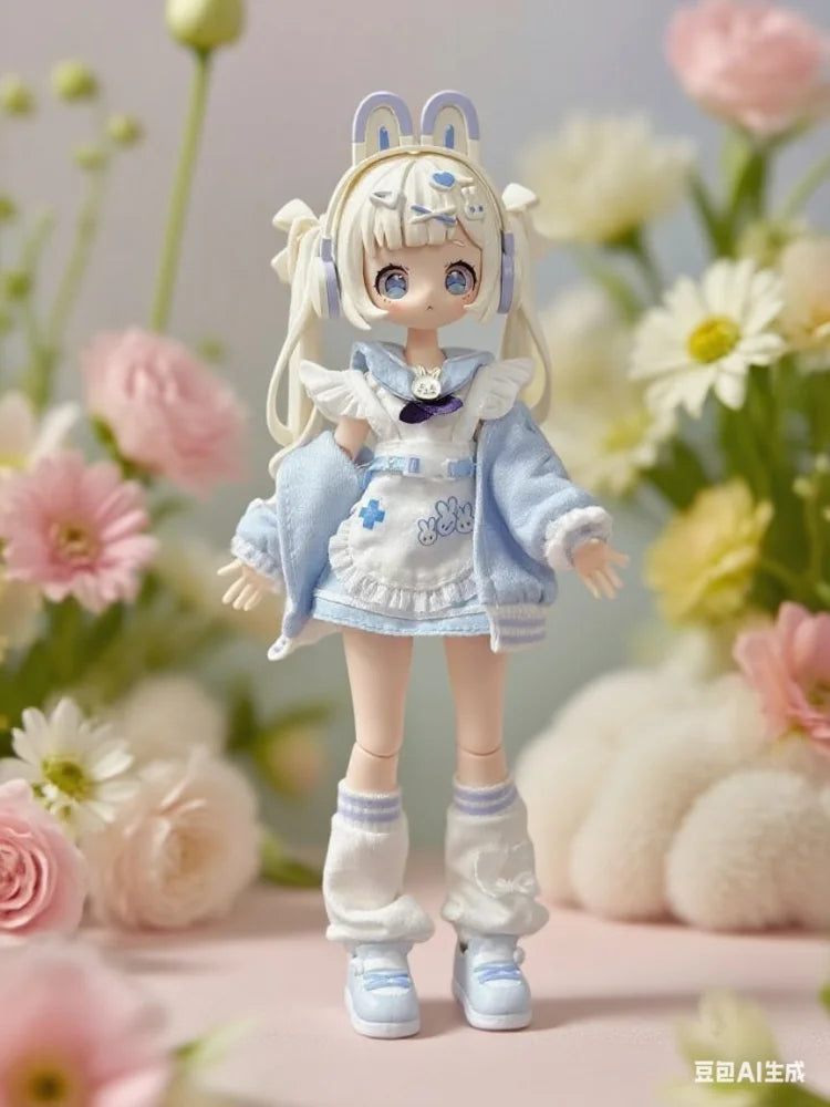 1/8 Mjd Blind Box Onemore Movable Eight-Point Doll Toy Dessert Party Figurine Desktop Ornament Exquisite Collectible Gift