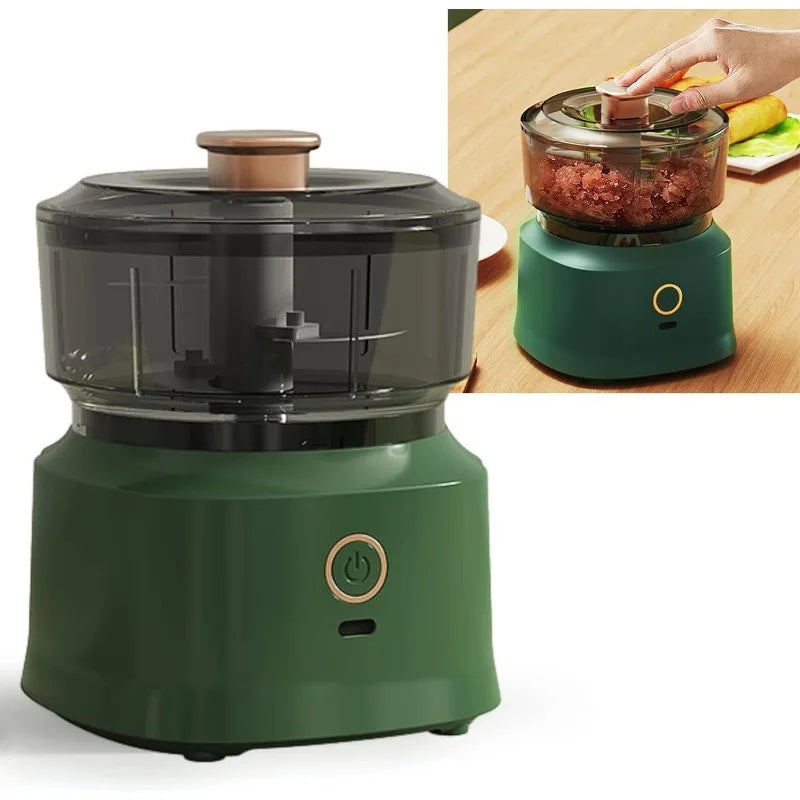 Mini Home Food Machine Baby Food Multi Functional Cooking Machine Meat Grinder Stirring Cooking Kitchen 350ML Wireless Charging