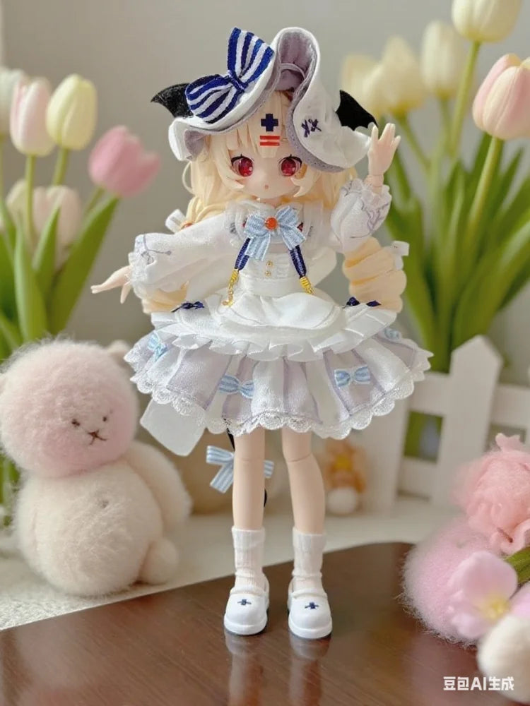 1/8 Mjd Blind Box Onemore Movable Eight-Point Doll Toy Dessert Party Figurine Desktop Ornament Exquisite Collectible Gift