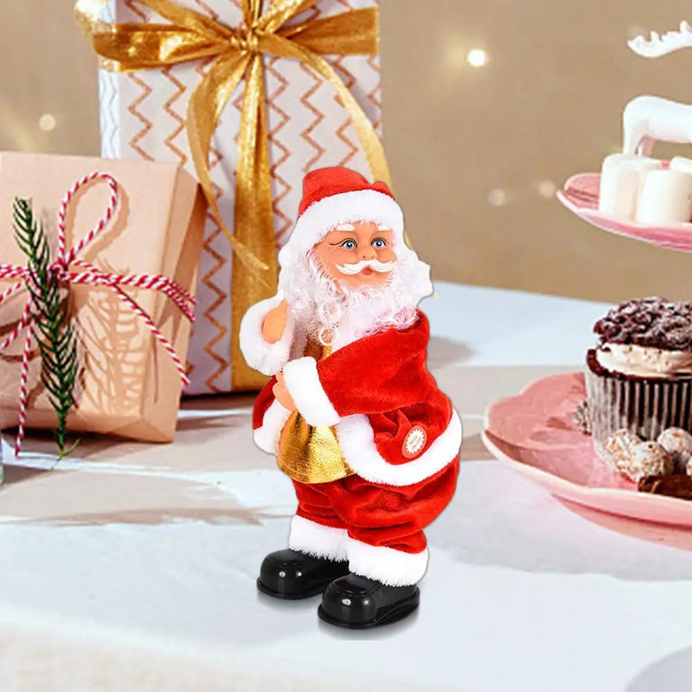 Santa Claus Doll Twerking Santa Soft Santa Claus Figurines Animated Dolls Dancing Santa Claus Interactive Kids For Christmas