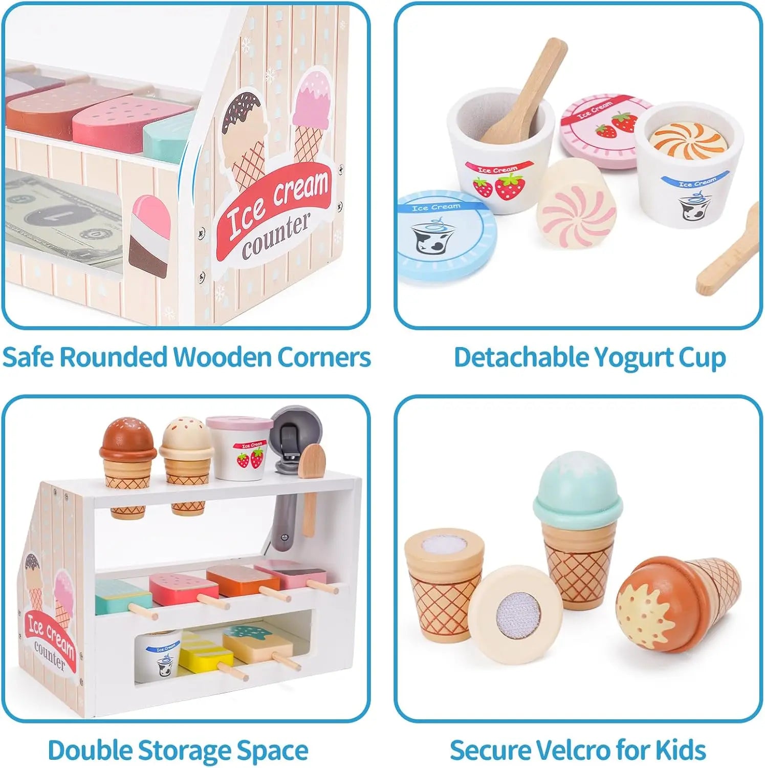 Simulation Wooden Kitchen Toys Mini Chef Kitchenette Play Role Game Early Educational Toys for Pretend Cooking For Kids Age 3+