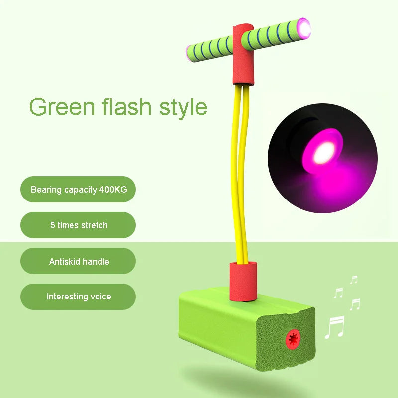 Outdoor Toys Bouncing Ball With Handle Pump Balance Platform Bouncy Jump Pogo Ball For Kids Playground Sports Competition Toy