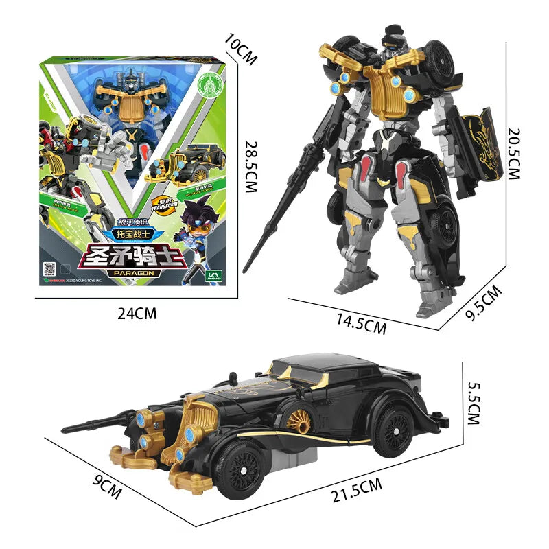 New Tobot GD Paragon Transforming Robot to Vehicle Toy Korea Cartoon Brothers Anime Tobot Transformation Car Arcbolt Toys