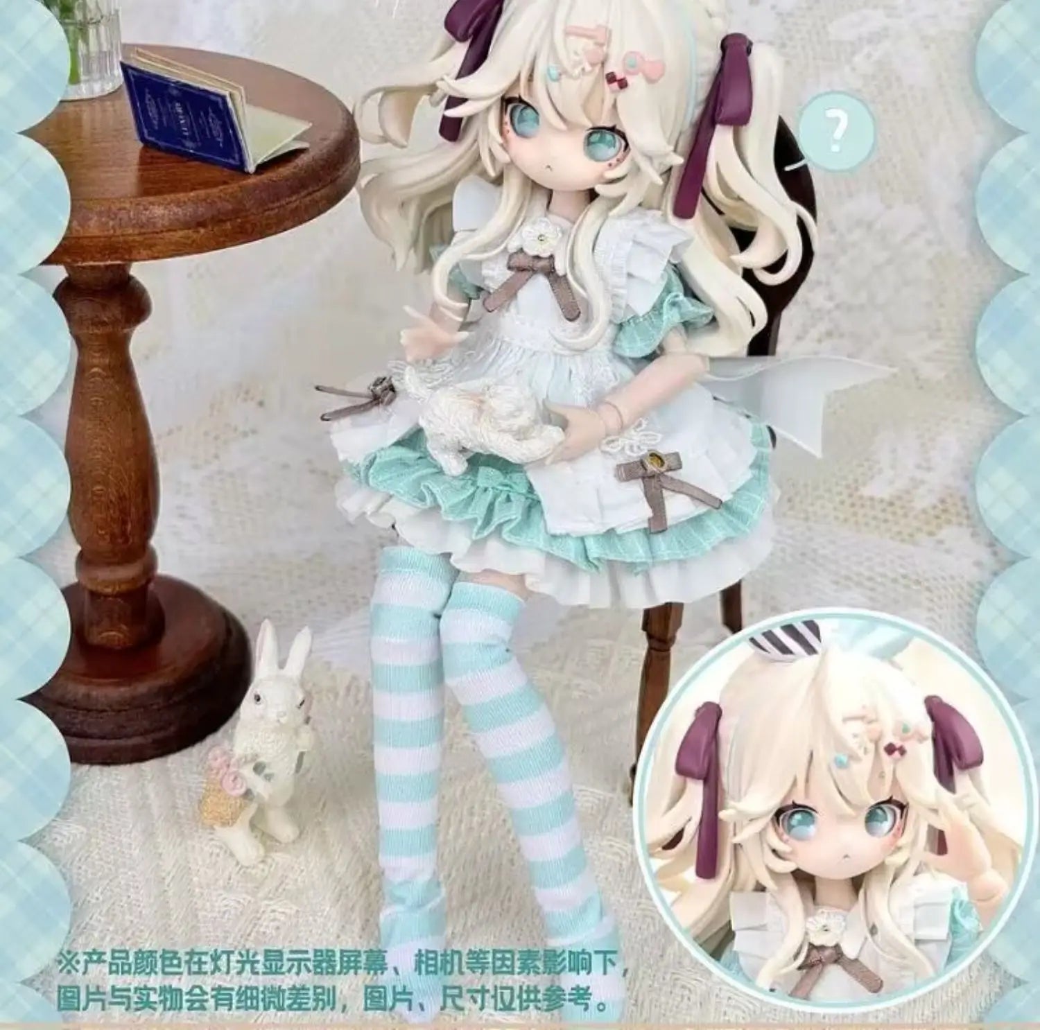 1/8 Mjd Blind Box Onemore Movable Eight-Point Doll Toy Dessert Party Figurine Desktop Ornament Exquisite Collectible Gift