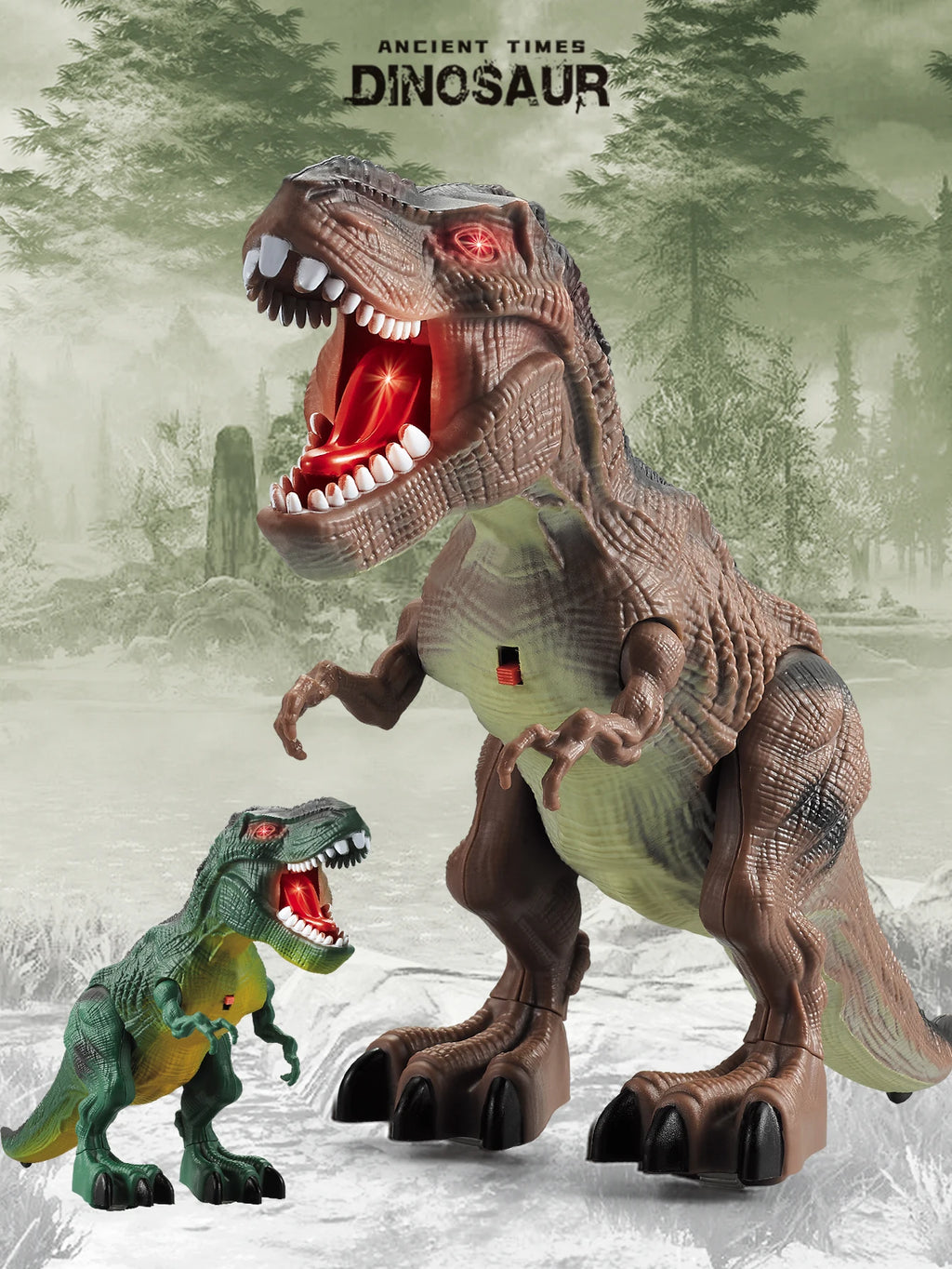 Remote Control Dinosaur Toys, Simulated Tyrannosaurus Rex Dino World Game Electric Dinosaur Model Electronic Walking Robot gifts