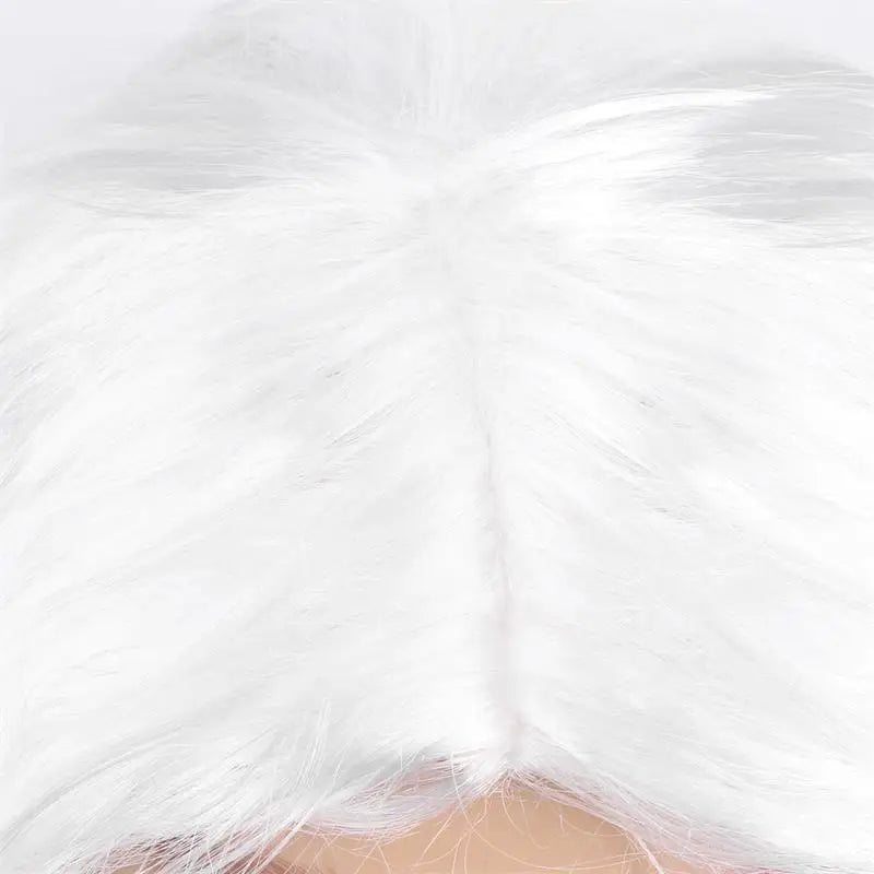 European and American cross-border white long curly hair Santa Claus synthetic wig European and American Santa Claus big