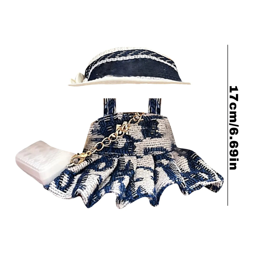 Cute Cartoon Doll Clothes Outfit Set Fashion Headdress Clothes Exquisite Doll Clothes Accessories Unique Clothes DIY Accessories