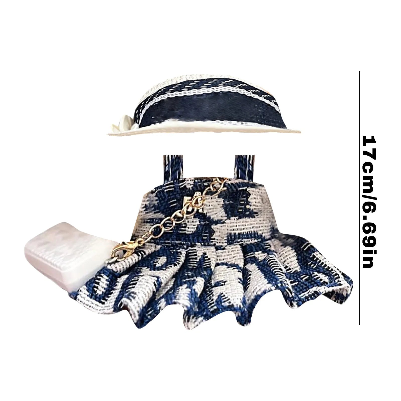 Cute Cartoon Doll Clothes Outfit Set Fashion Headdress Clothes Exquisite Doll Clothes Accessories Unique Clothes DIY Accessories